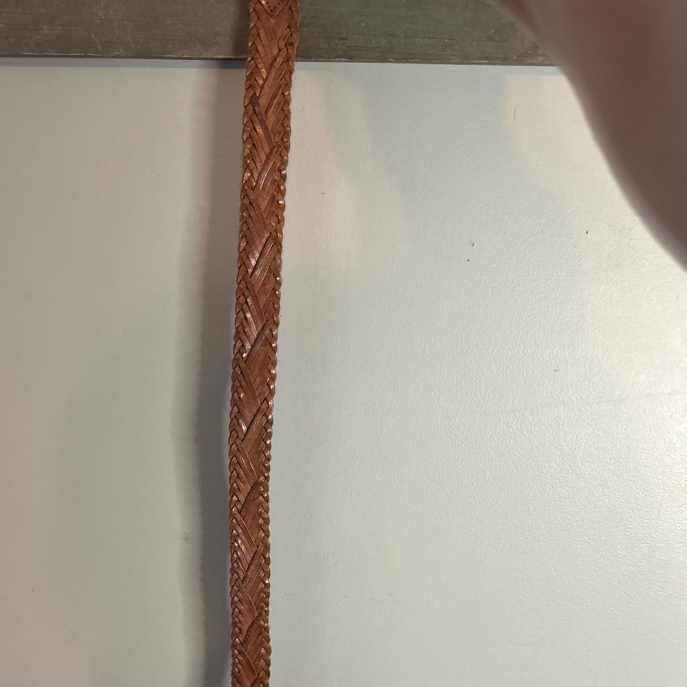 Braided leather belt - Picture 9 of 12